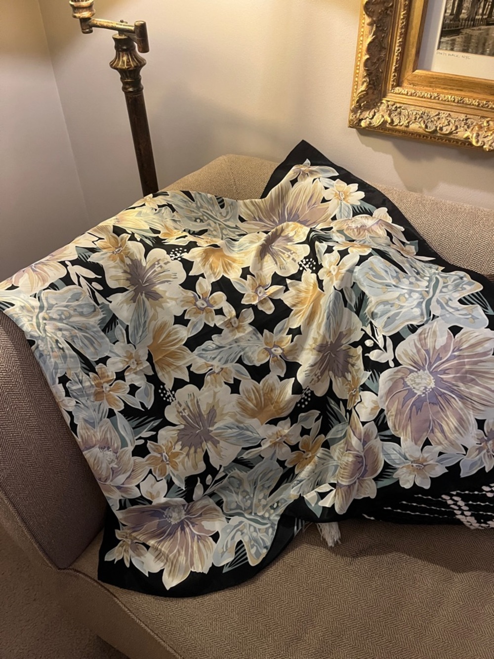 Floral scarf